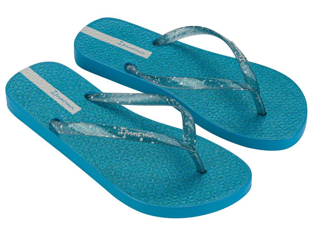 Sandalia Mujer Azul Glitter Ipanema-1