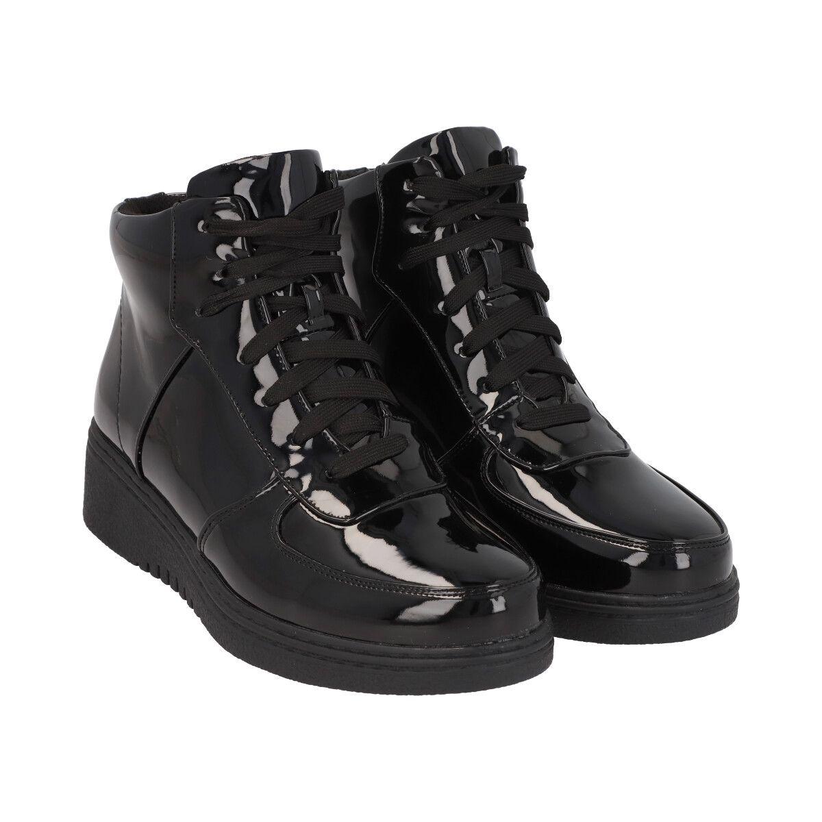 Botin Rock Negro Police-0