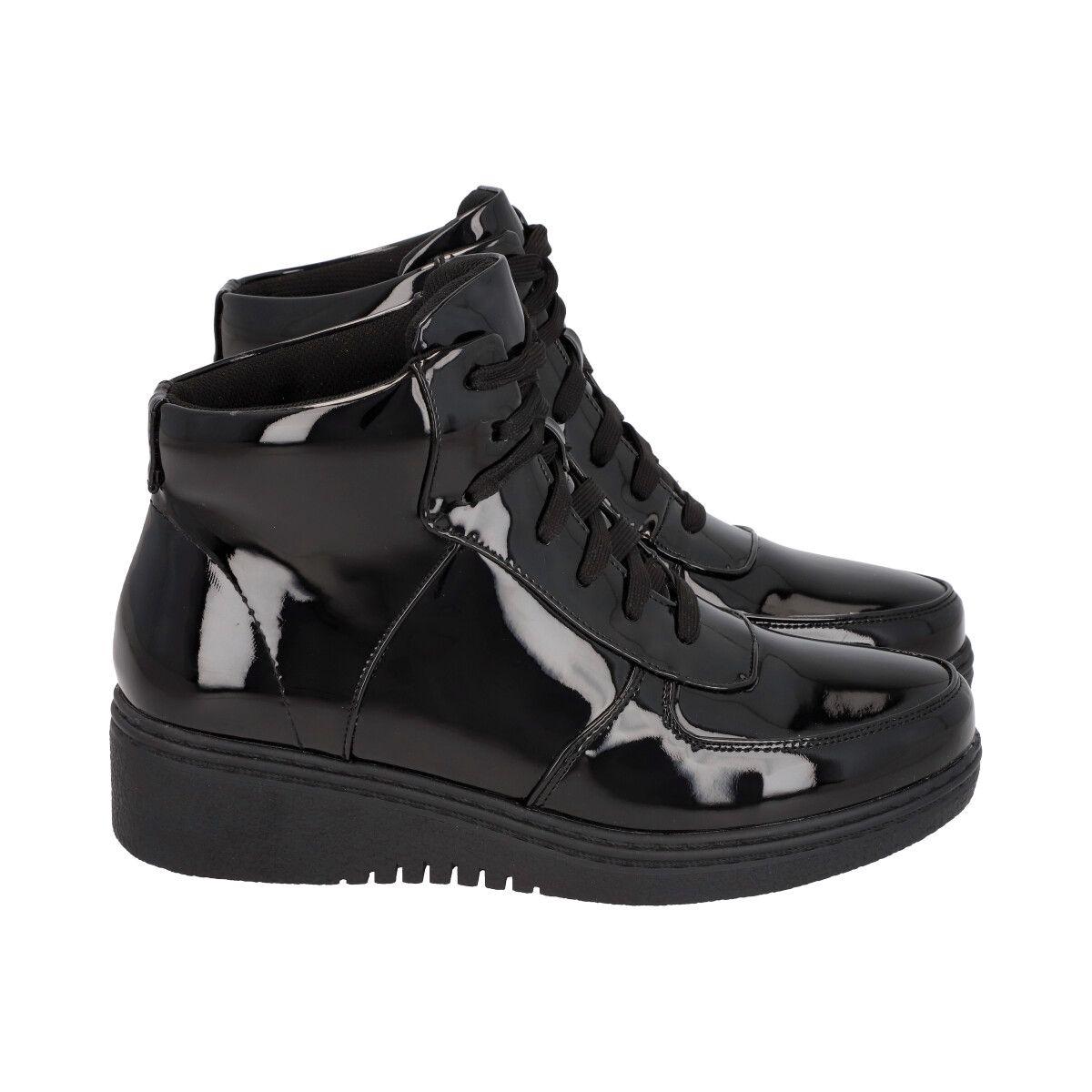 Botin Rock Negro Police-2