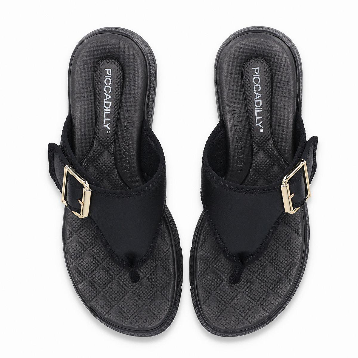 Sandalia Mujer Negro Espolón 885 Piccadilly-1