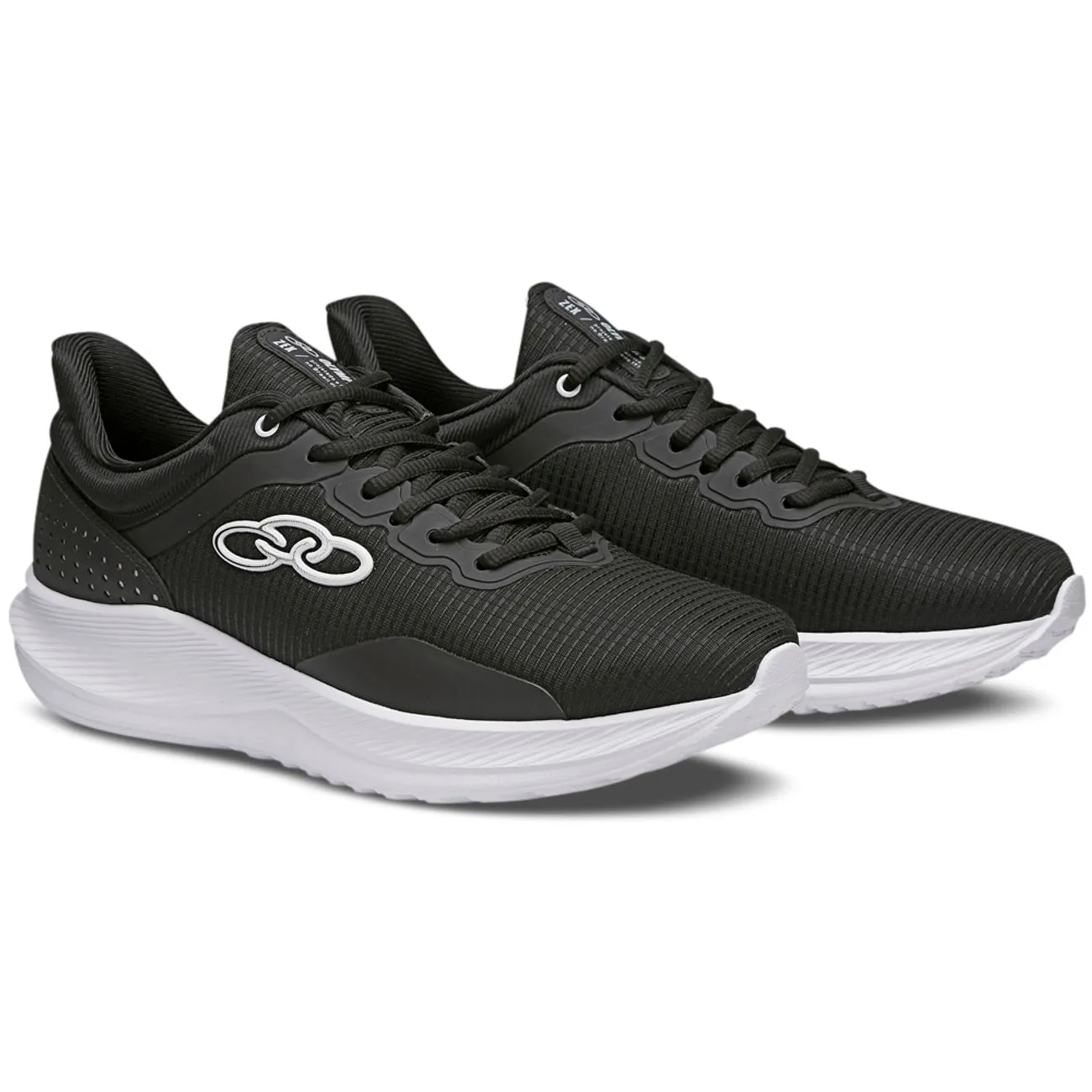 Zapatilla Hombre Zex Negro/Blanco-1