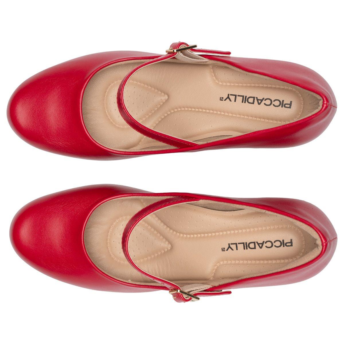 Zapato Mary Jane Laura Rojo Piccadilly-2