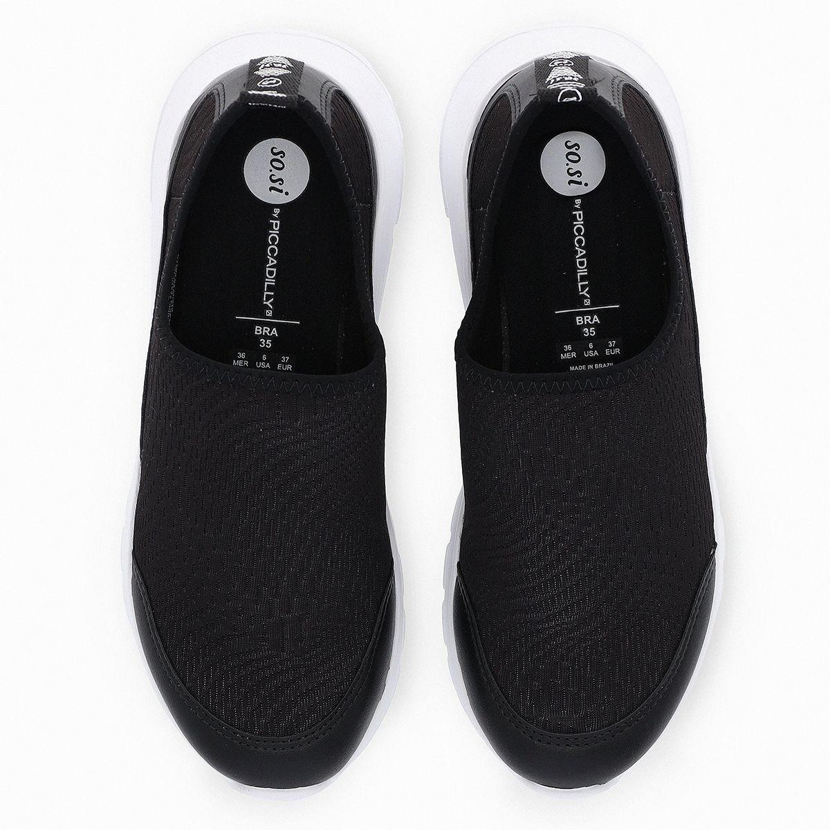 Zapatilla Mujer Negro Liz Piccadilly-3