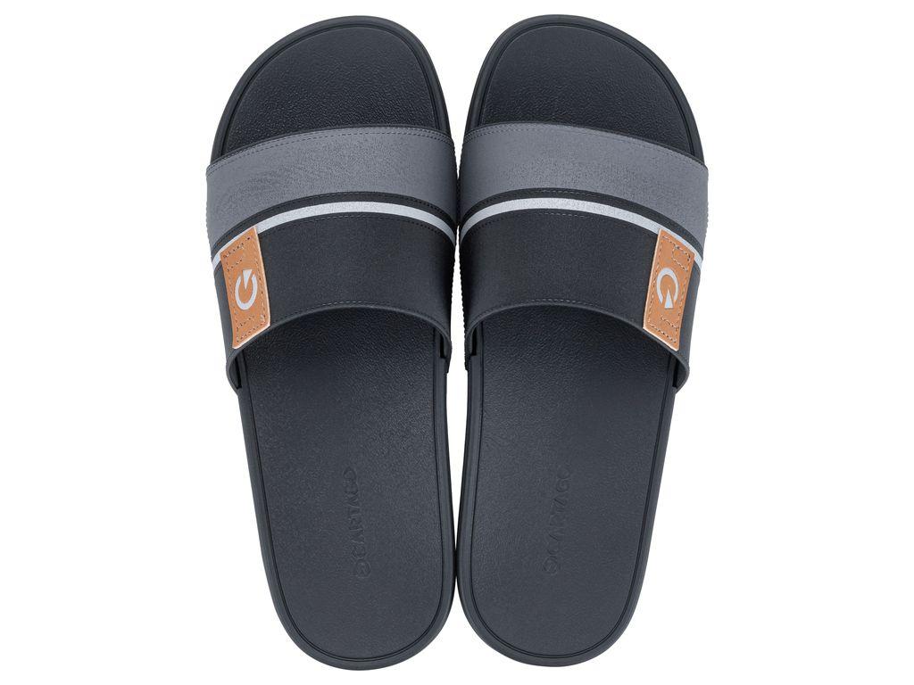 Sandalia Hombre Negro/Gris Dakar Slide Cartago-0