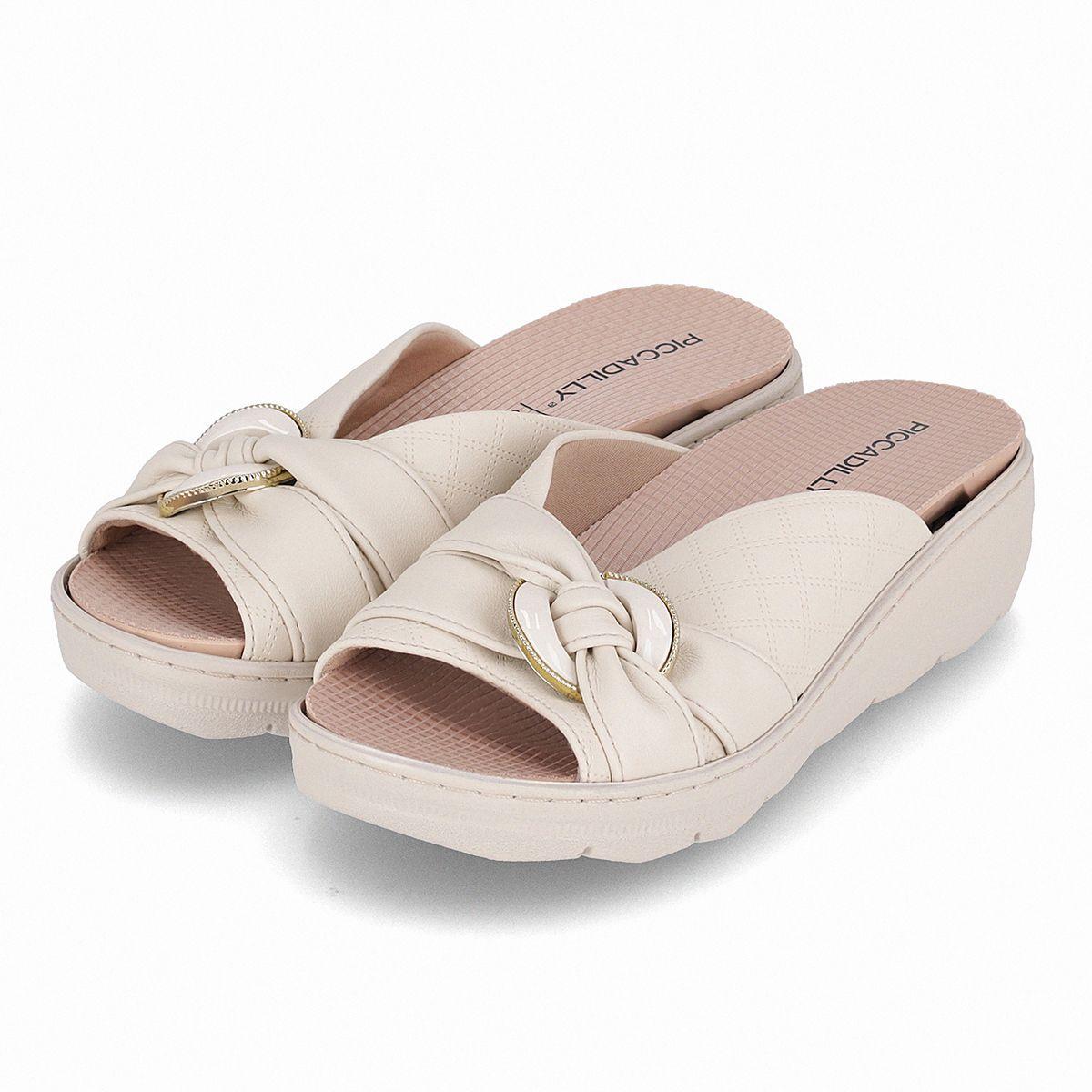 Sandalia Mujer Crema SPA Anabela Piccadilly-2