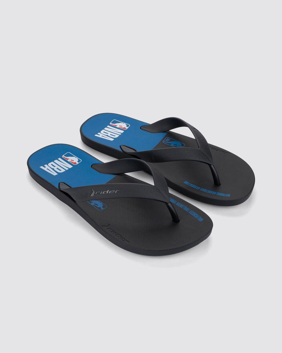 Sandalia Hombre Negro Core NBA Rider-1