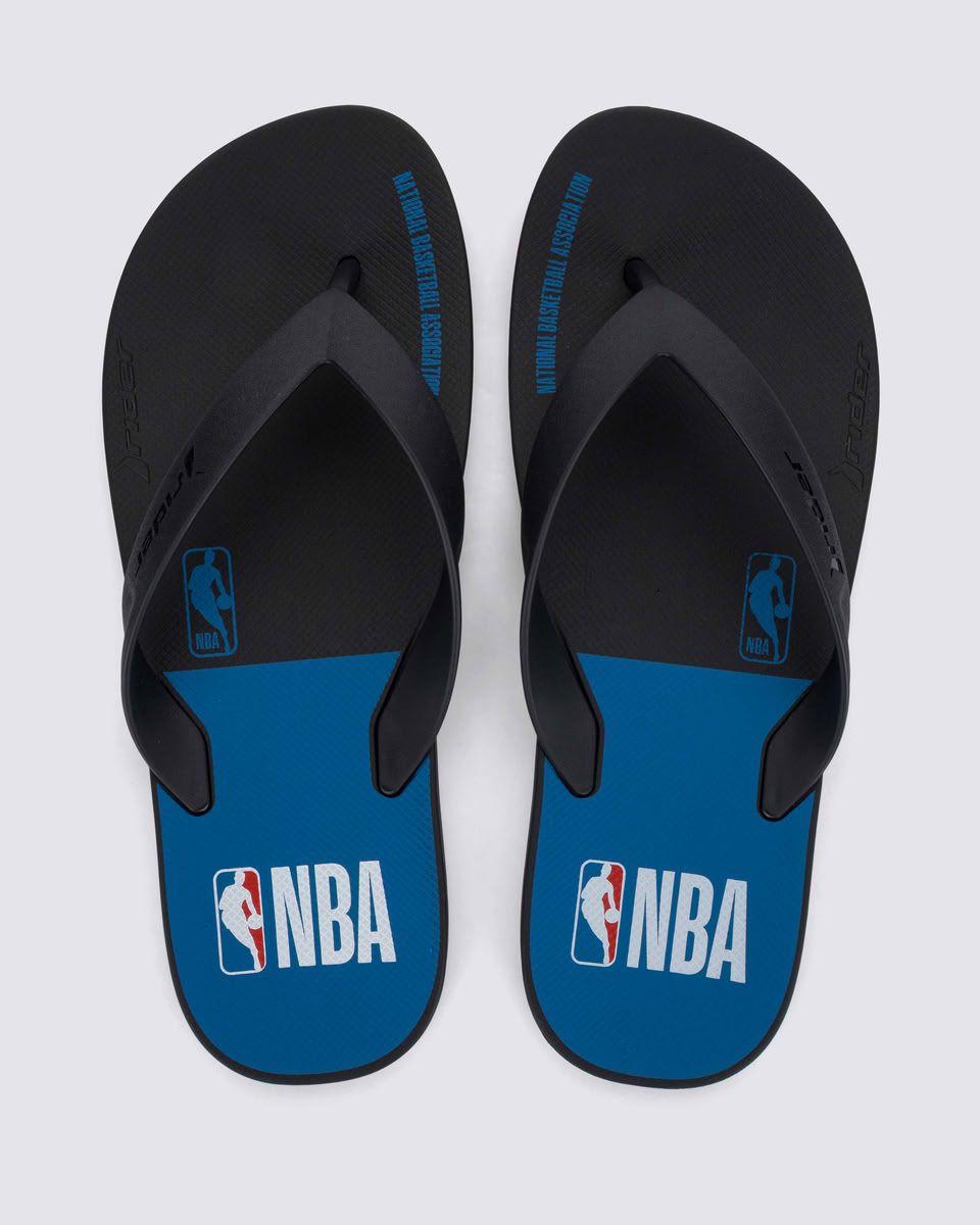 Sandalia Hombre Negro Core NBA Rider-2