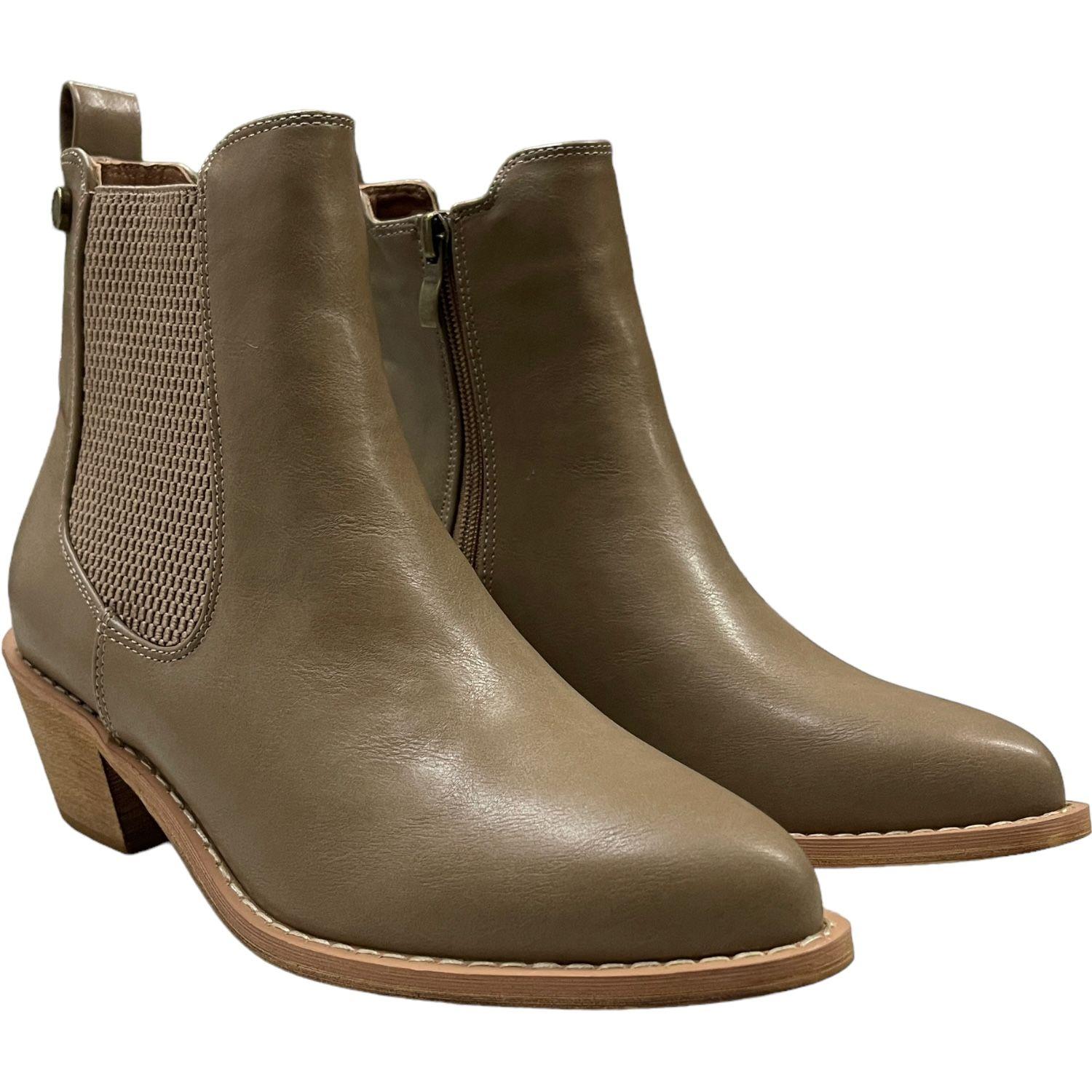 Botin Mujer Café Lax Detogni-3