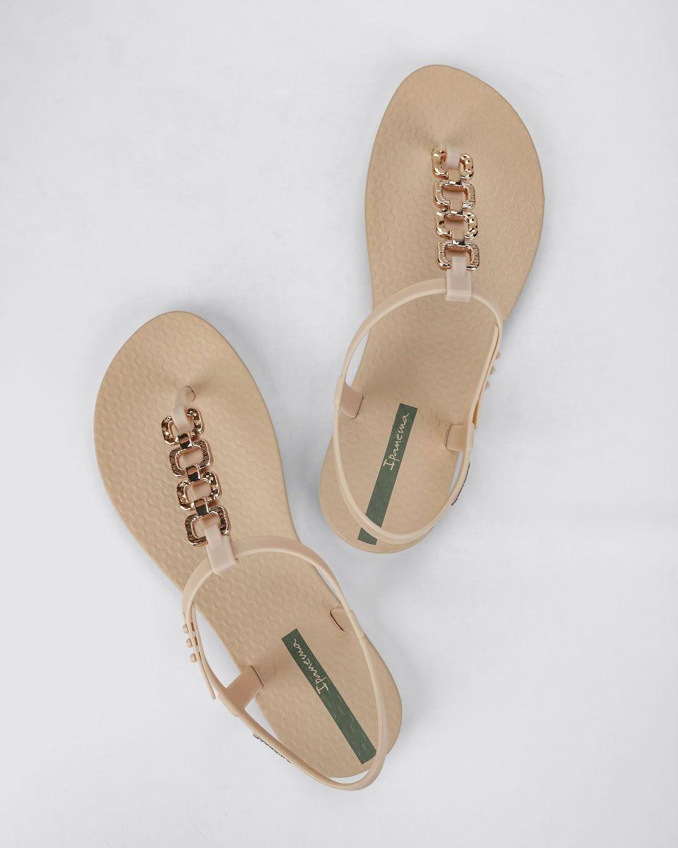 Sandalia Mujer Beige Class 46 Ipanema-0