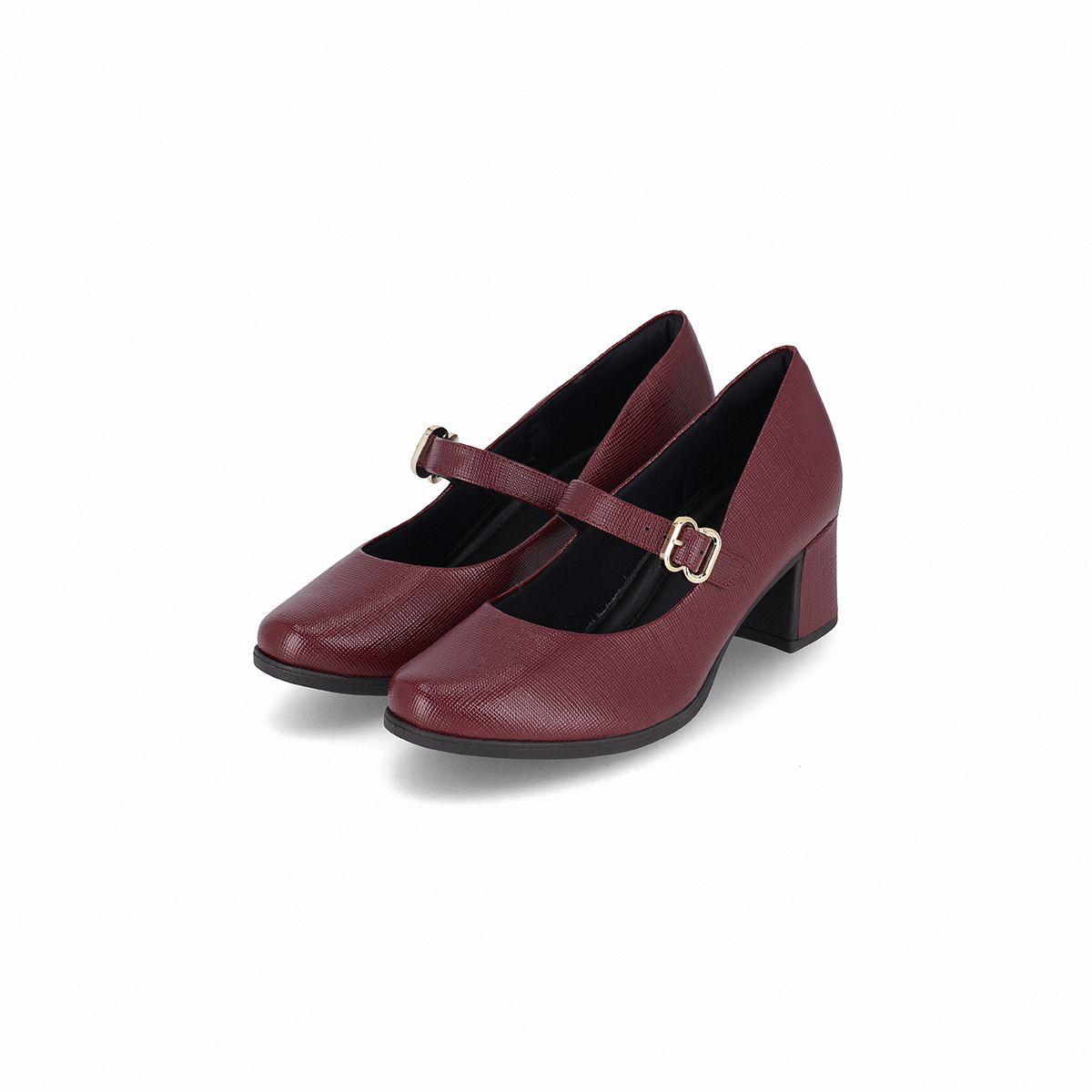 Zapato Mary Jane Mujer Vino Danubia Piccadilly-1