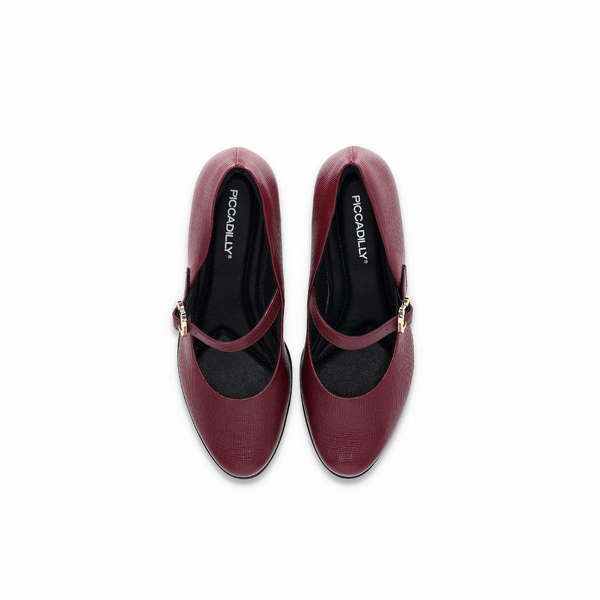 Zapato Mary Jane Mujer Vino Danubia Piccadilly-2