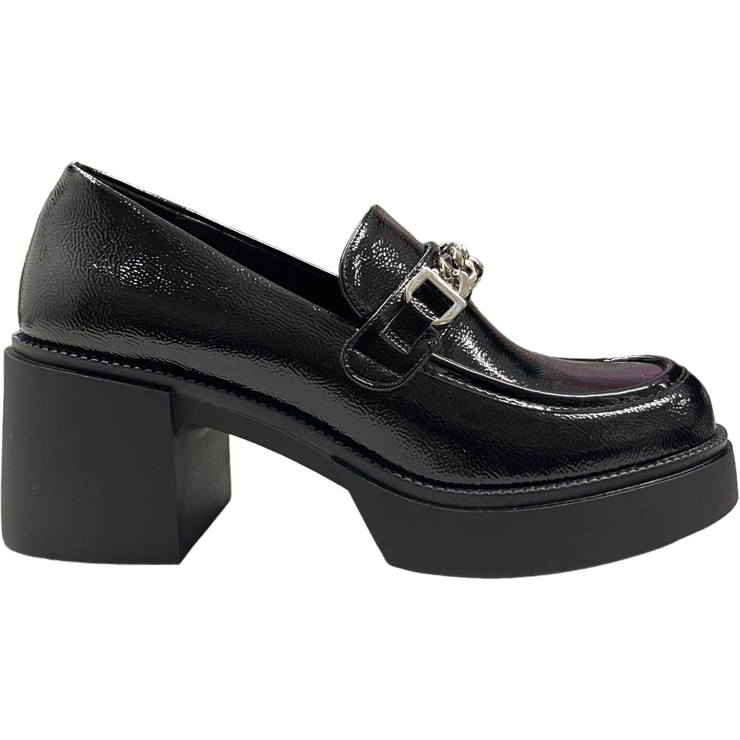 Mocasin Mujer Negro Amsterdam Detogni-0