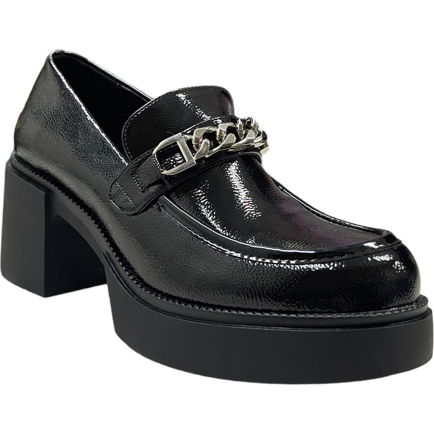Mocasin Mujer Negro Amsterdam Detogni-1