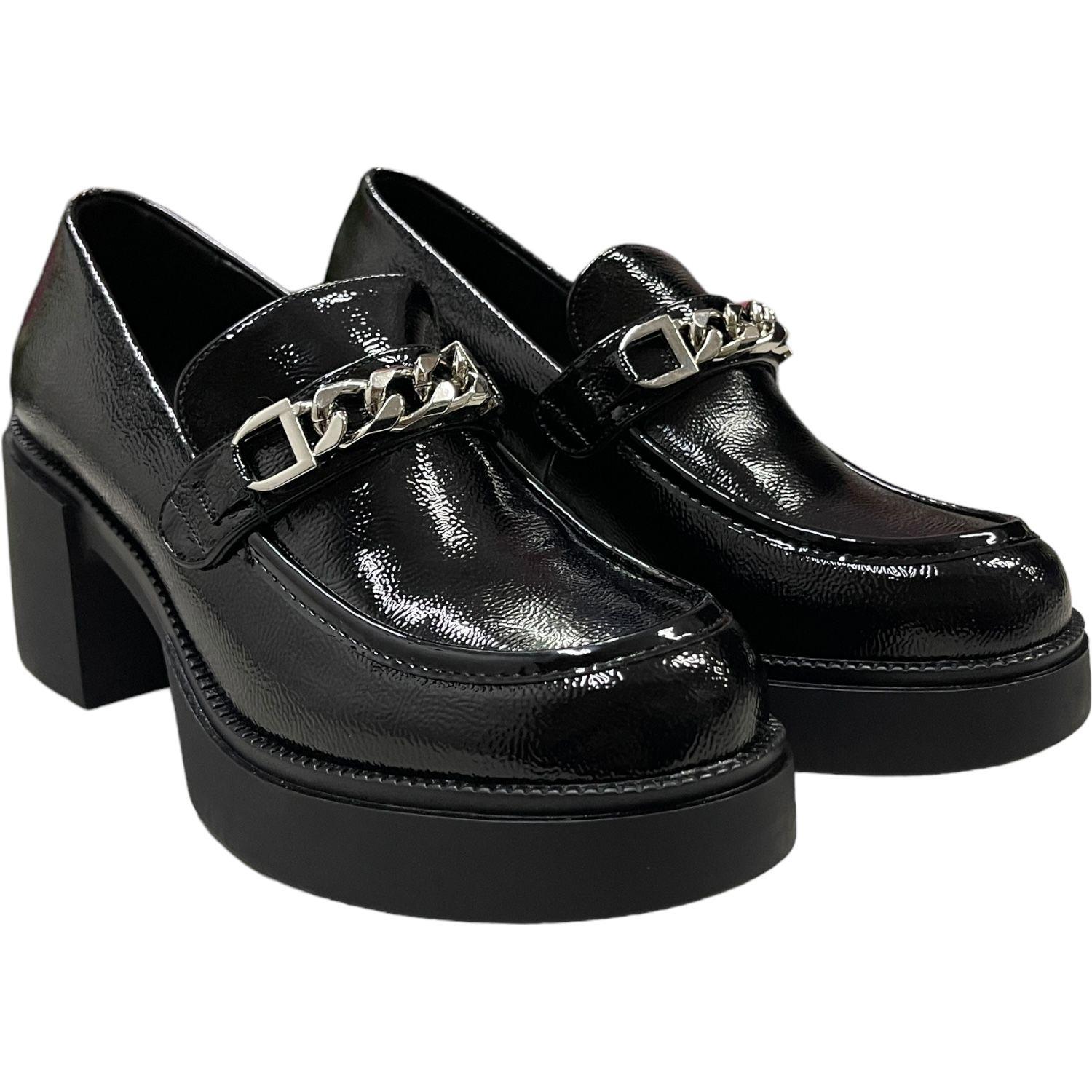Mocasin Mujer Negro Amsterdam Detogni-2