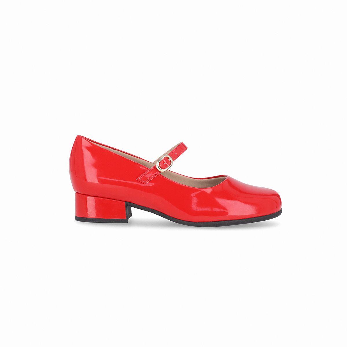 Zapato Mary Jane Mujer Rojo/Charol 145 Piccadilly-0