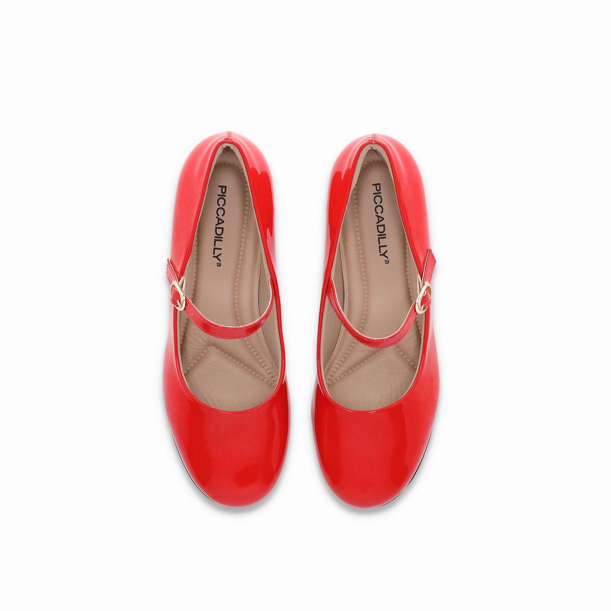 Zapato Mary Jane Mujer Rojo/Charol 145 Piccadilly-2