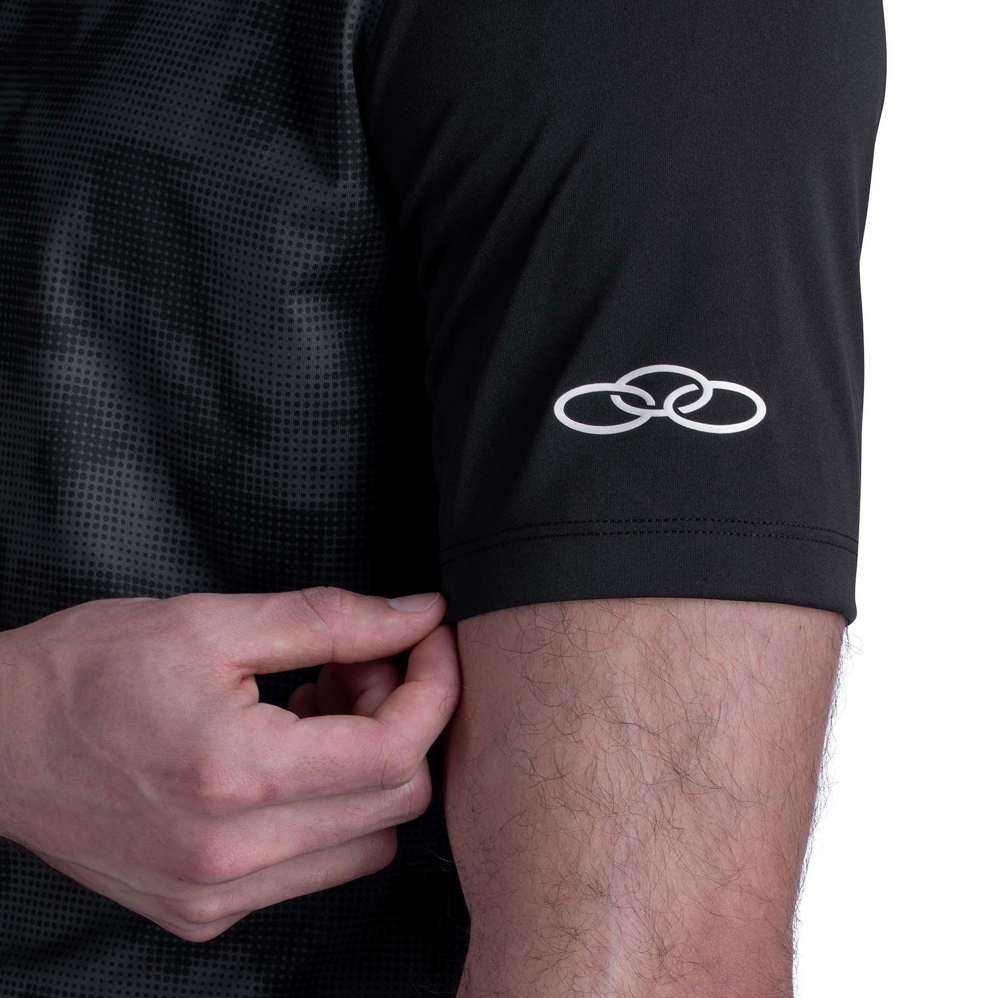 POLERA BASIC STAMP MANGA CORTA NEGRA HOMBRE-4