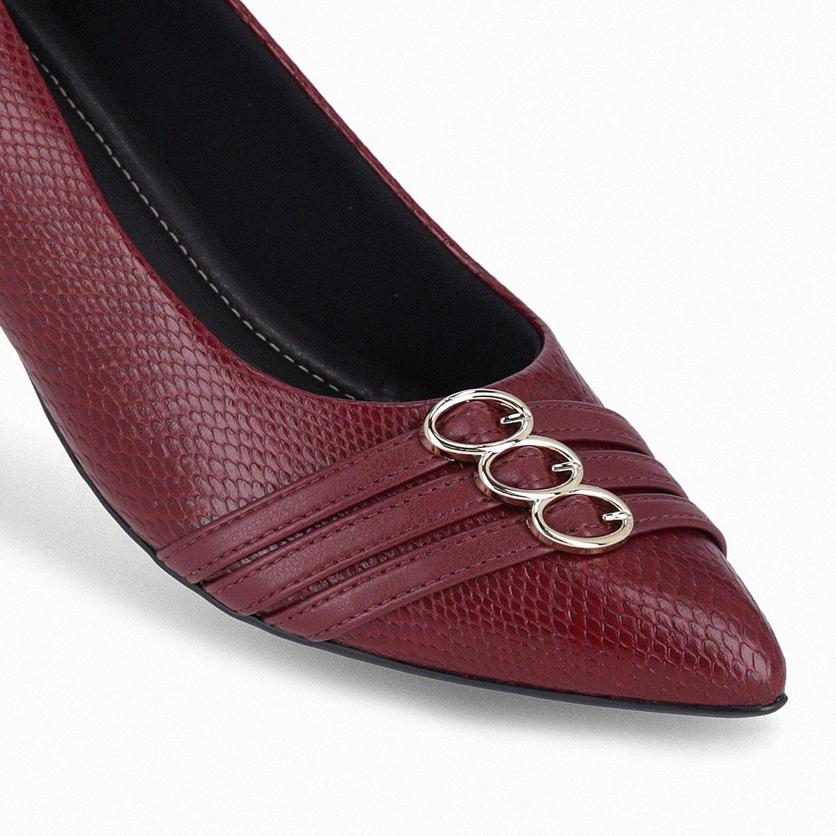 Zapato Mujer Vino/Snake Taci 26 Piccadilly-4
