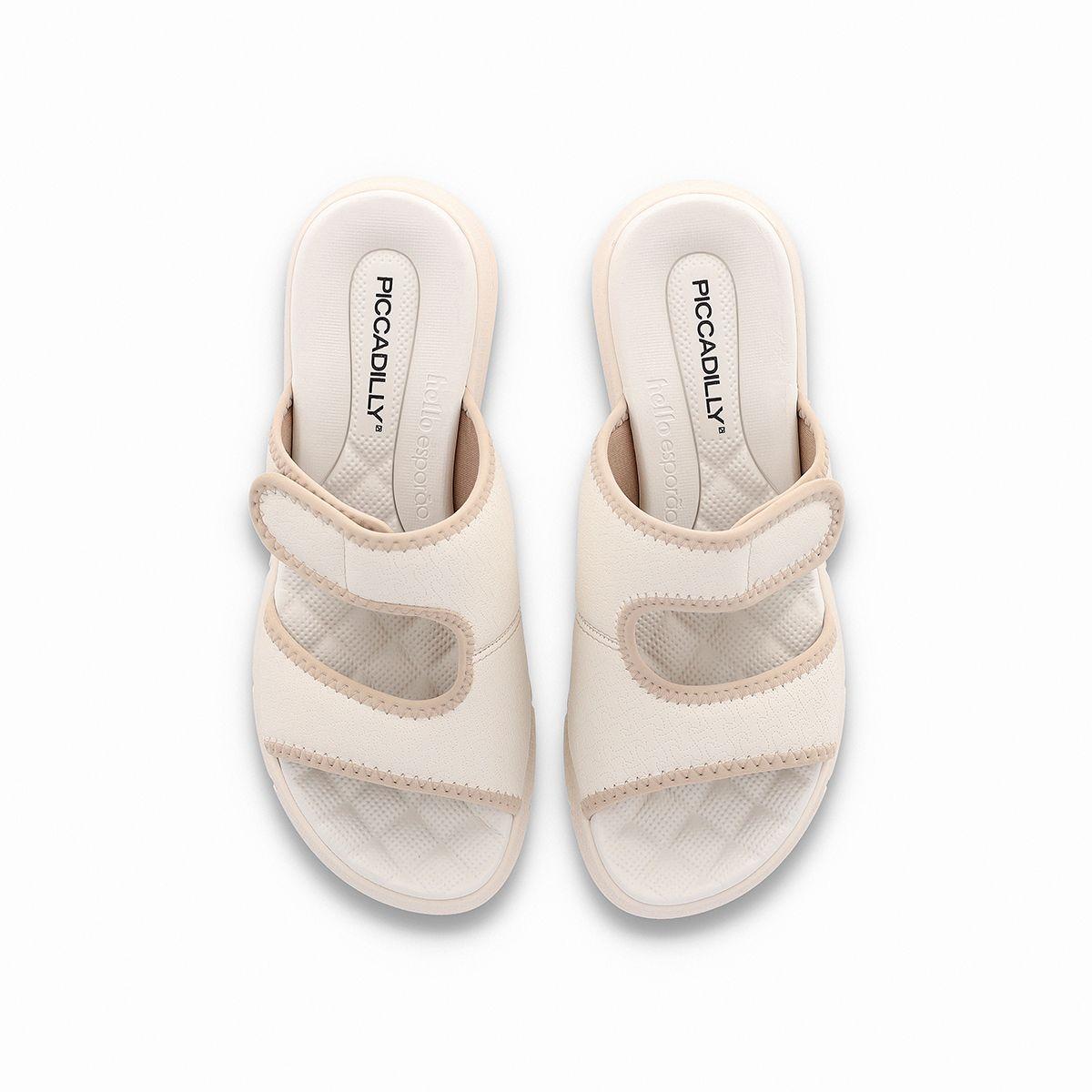 Sandalia Espolón Anabela Blanco/Marfil Piccadilly-2