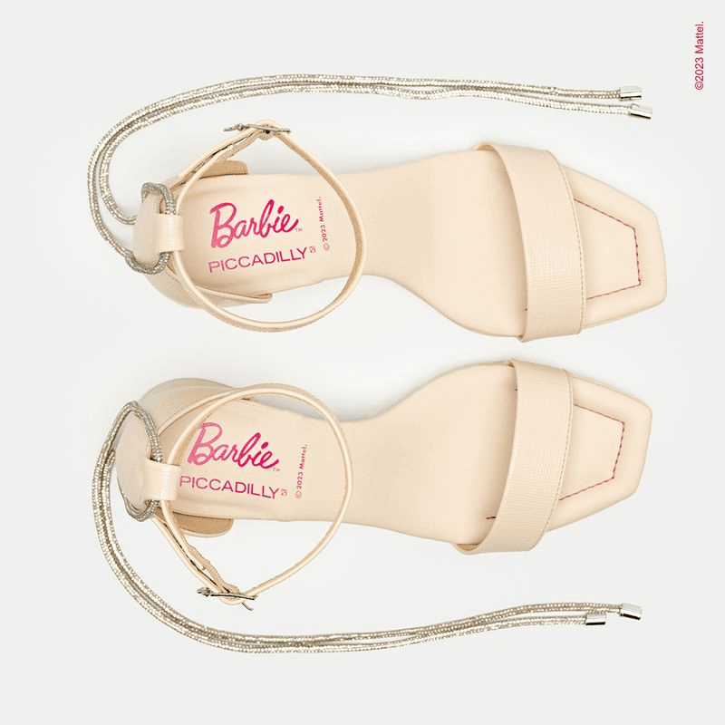 Sandalia Mujer Blanco 6300 Barbie  Piccadilly-3