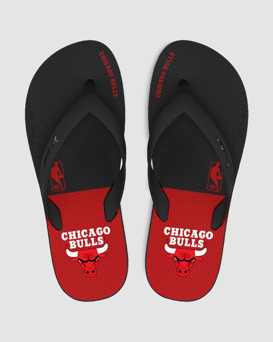 Sandalia Hombre Negro/Rojo Chicago Bulls Core Rider-2