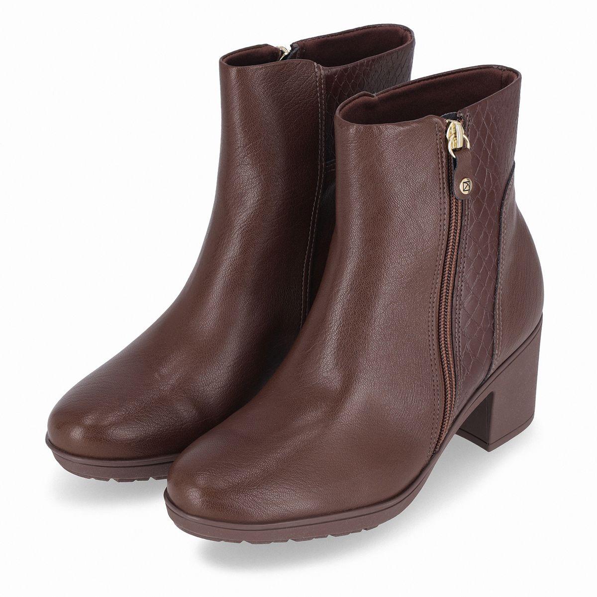 Botin Mujer Chocolate Daiane Piccadilly-2