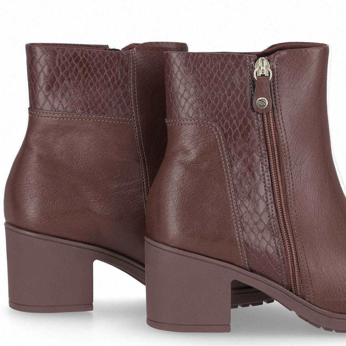 Botin Mujer Chocolate Daiane Piccadilly-4