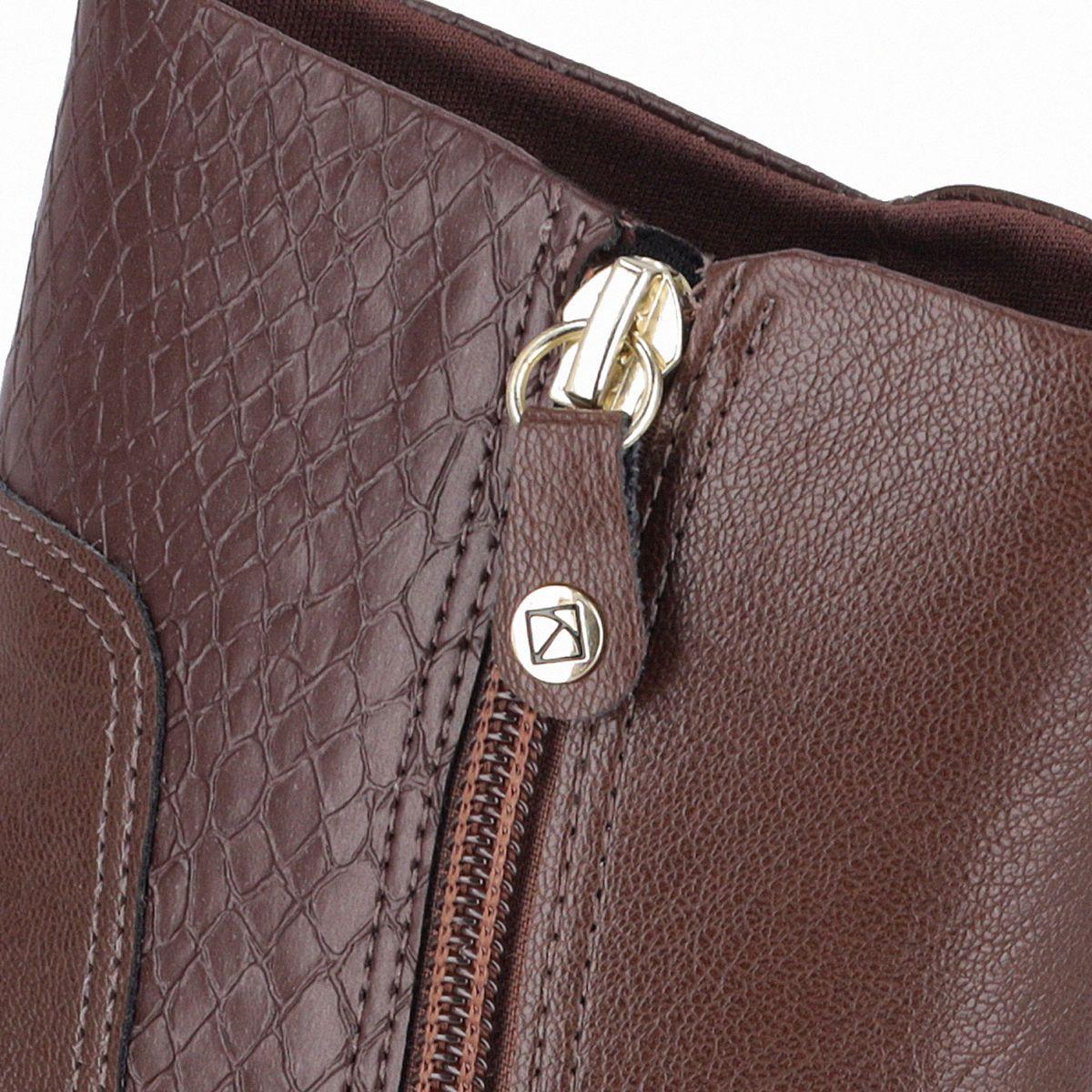 Botin Mujer Chocolate Daiane Piccadilly-5