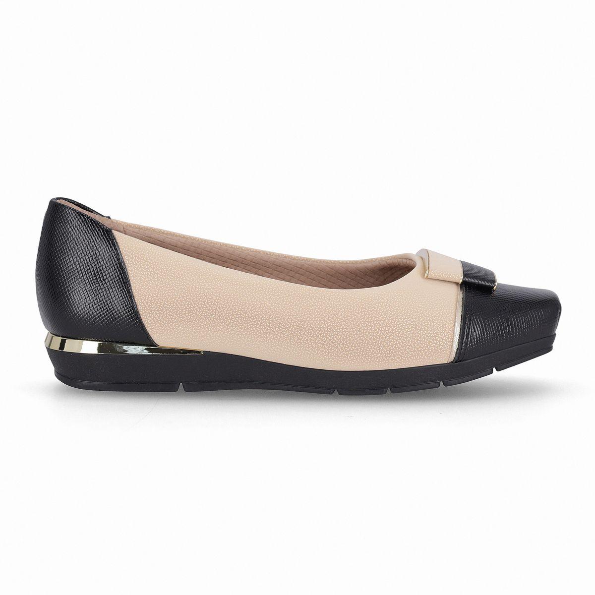 Zapato Mujer Negro/Nude Fernanda Piccadilly-0