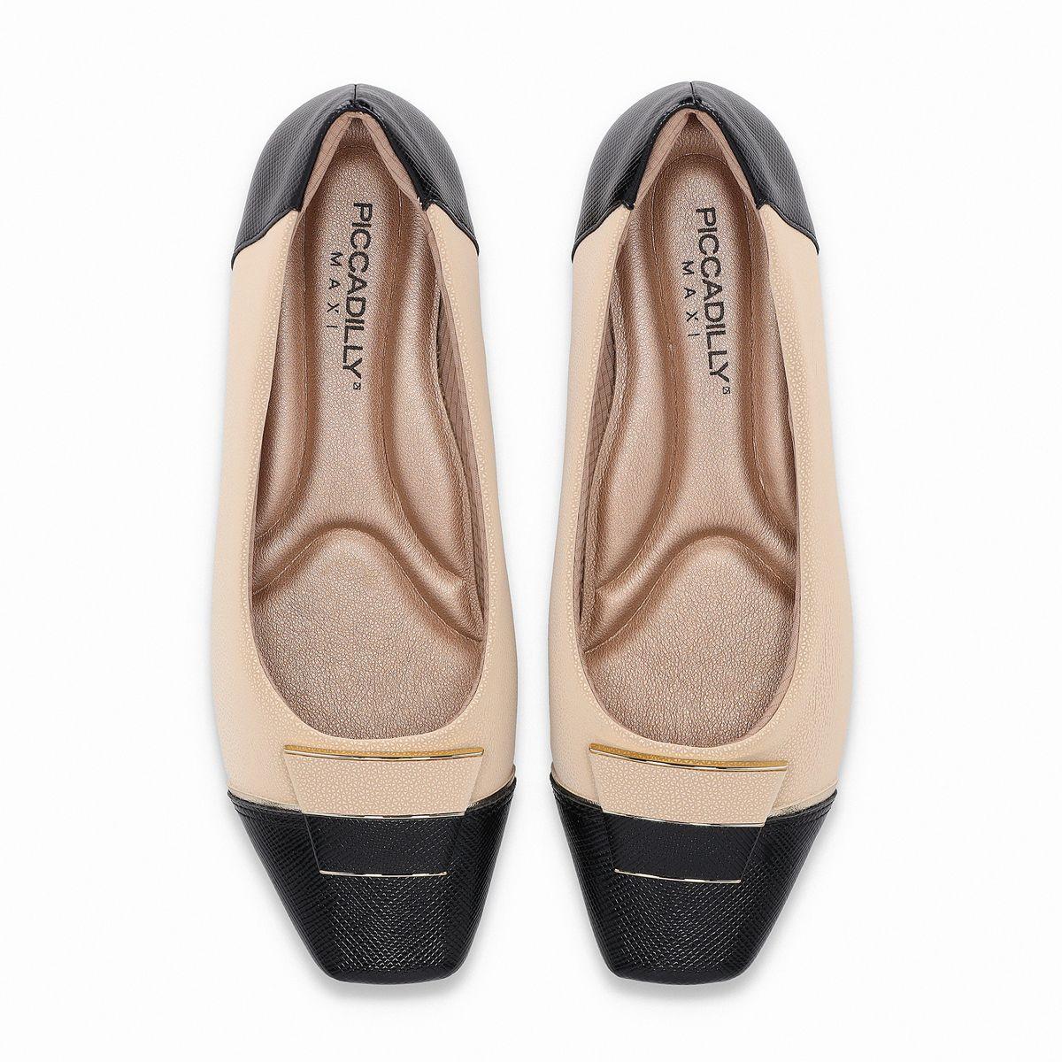 Zapato Mujer Negro/Nude Fernanda Piccadilly-1