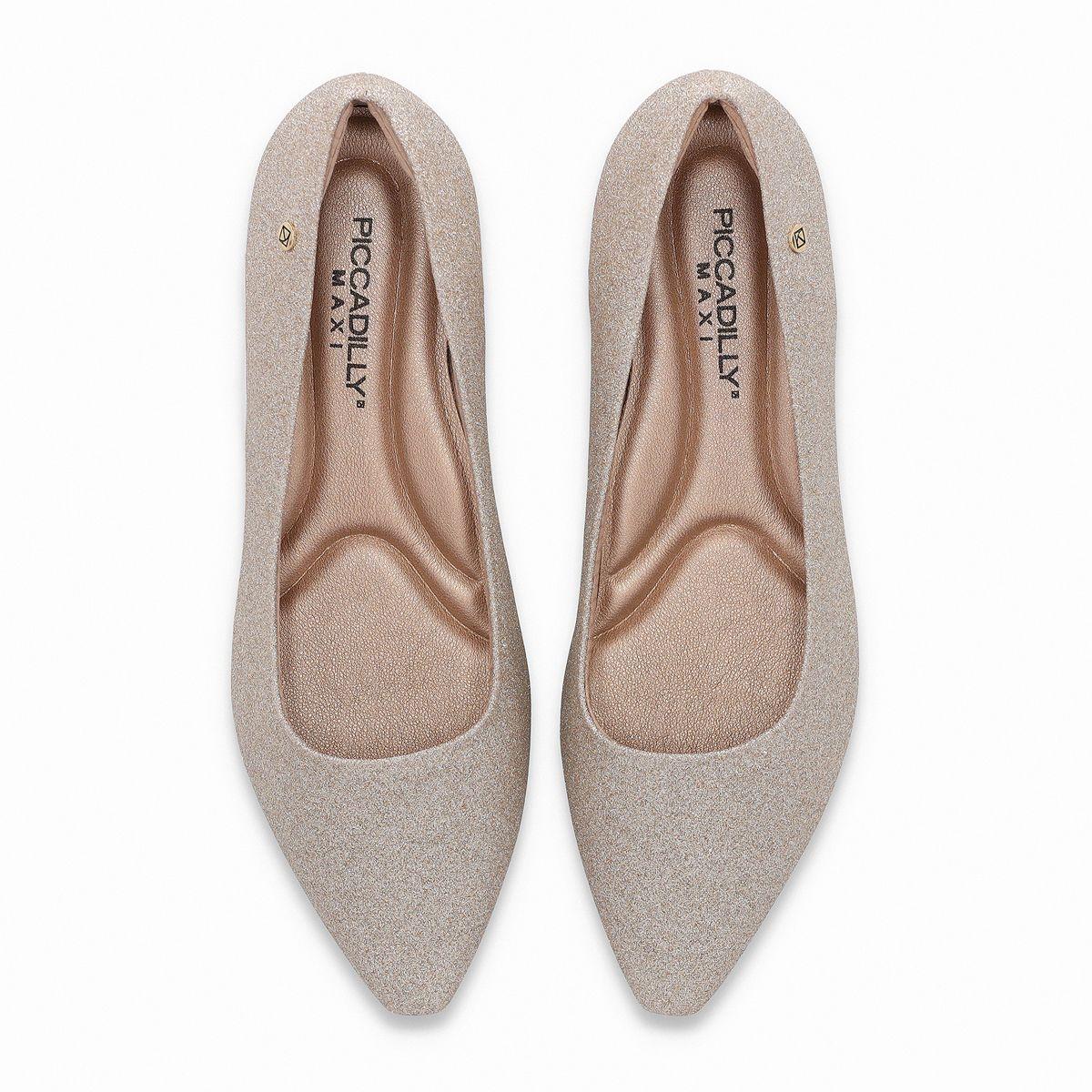 Zapato Mujer Champagne/Glitter Silvia Piccadilly-1