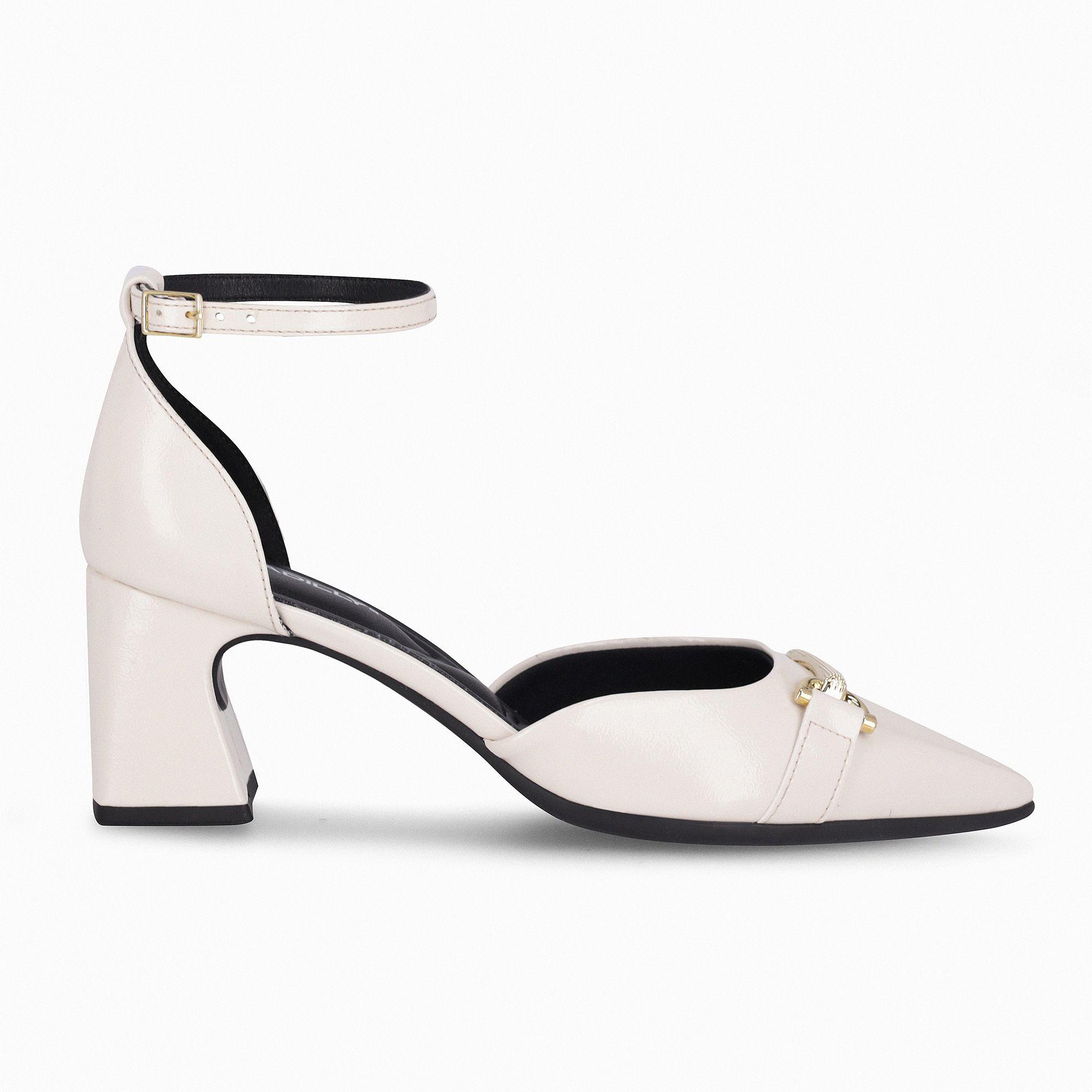 Zapato Mujer Crema/Charol Irene 75 Piccadilly-0