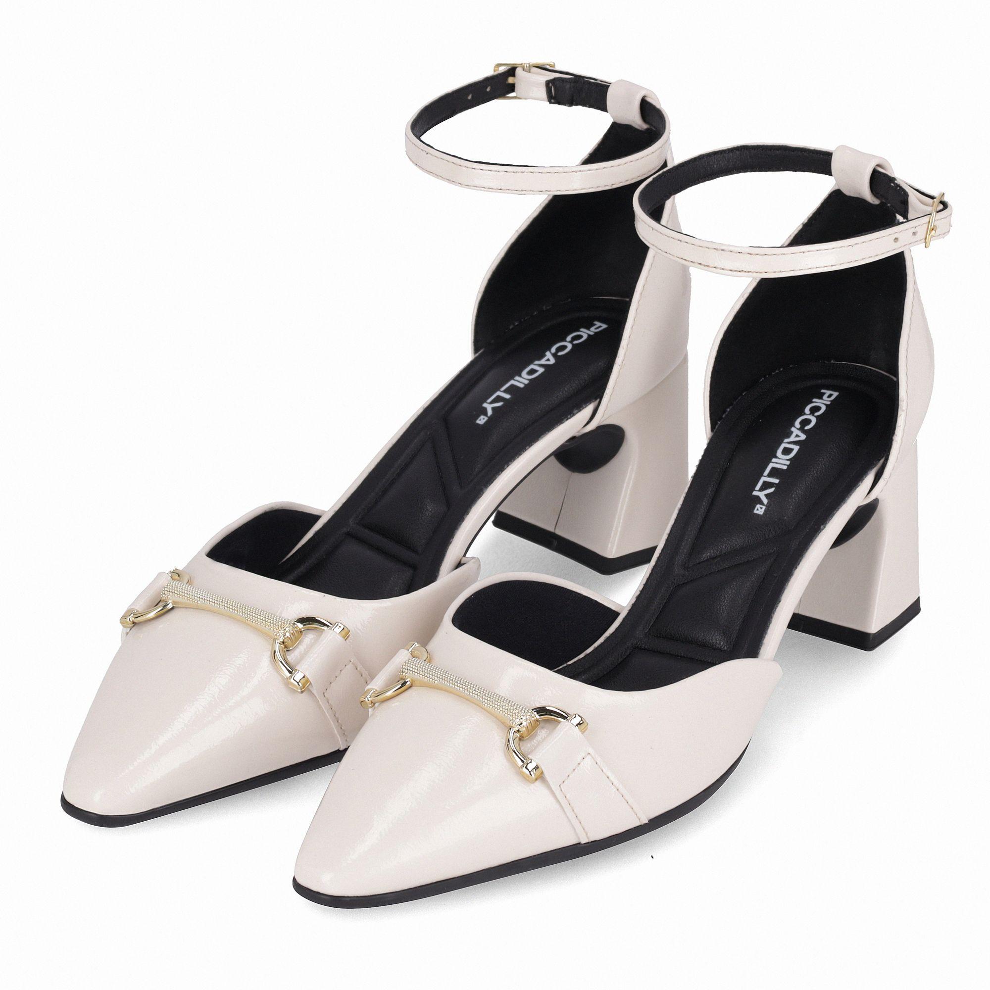 Zapato Mujer Crema/Charol Irene 75 Piccadilly-2