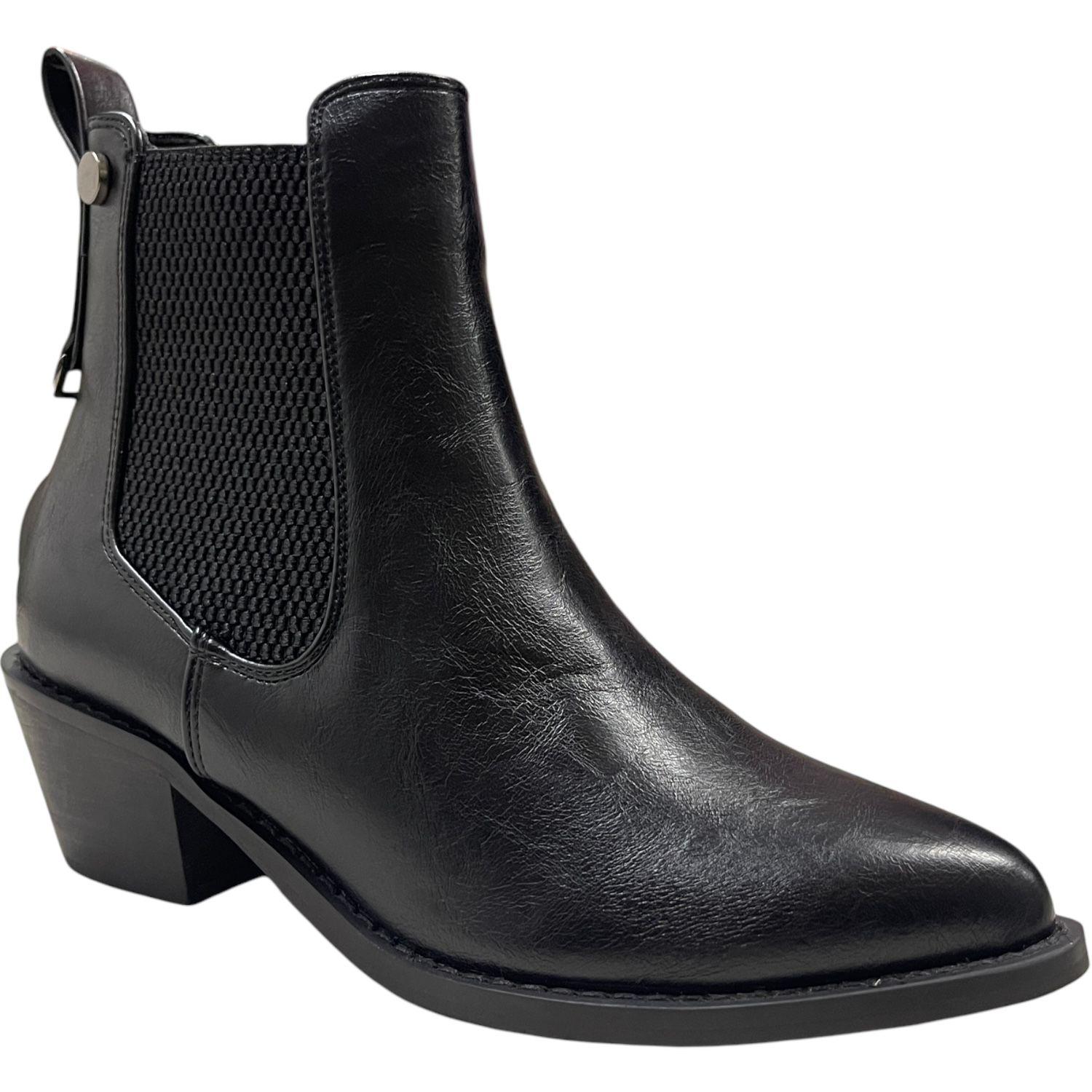 Botin Mujer Negro Lax Detogni-1