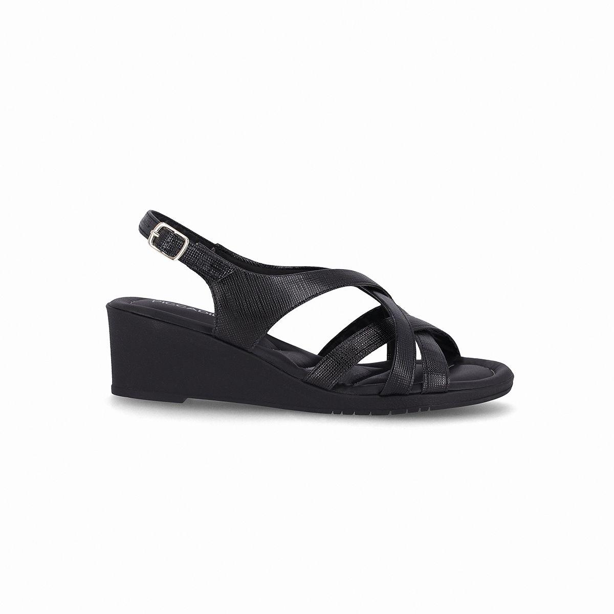 Sandalia Mujer Negro Carla Piccadilly-0