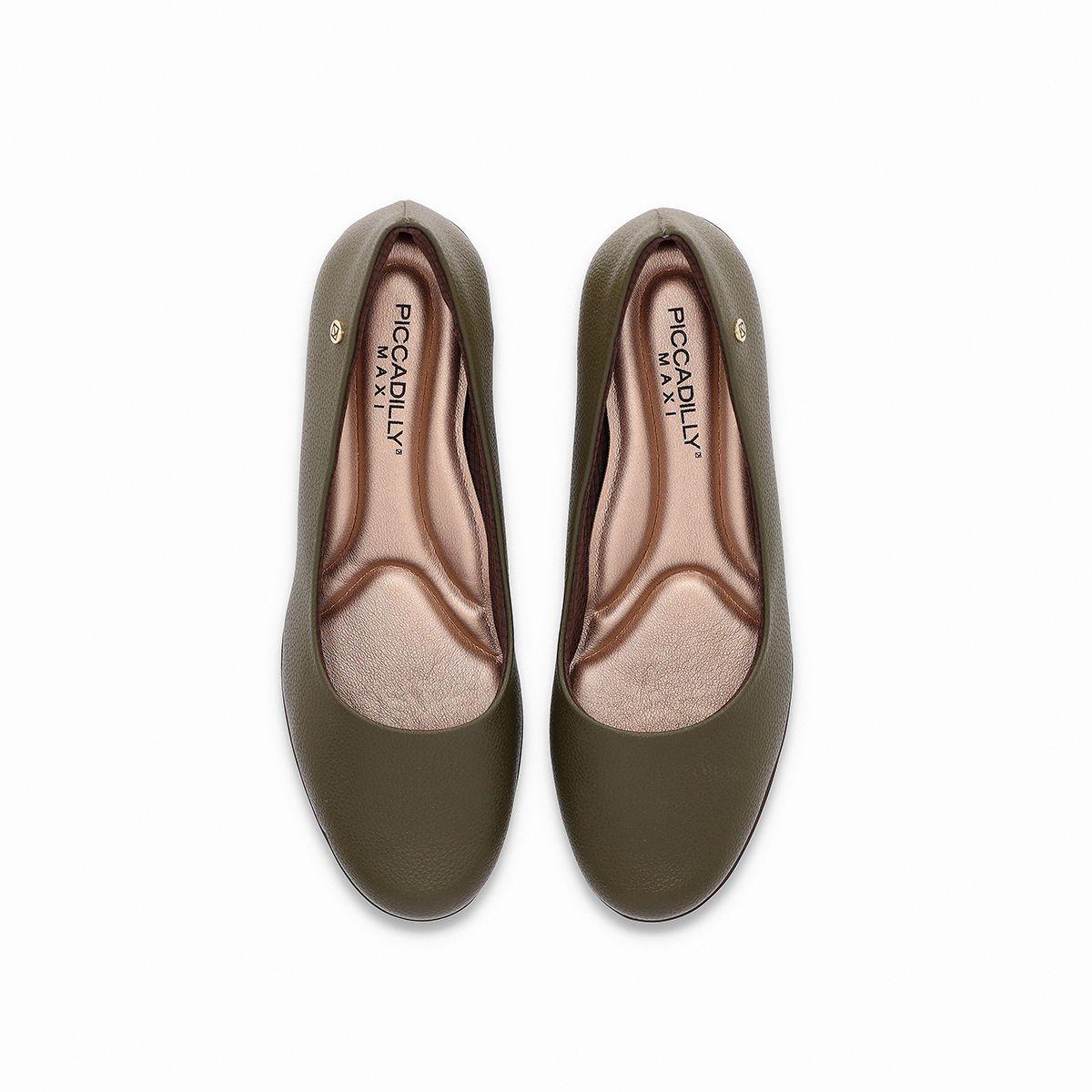 Zapato Mujer Verde Militar Beth 59 Piccadilly-2