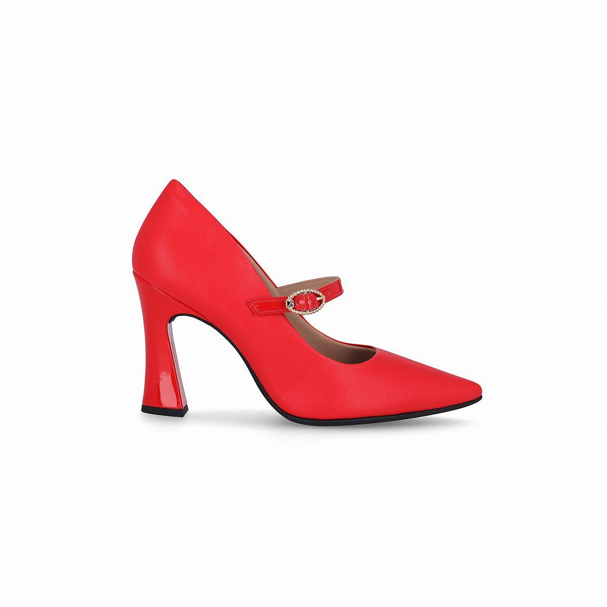 Zapato Mujer Rojo/Strass Silvana 627 Piccadilly-0
