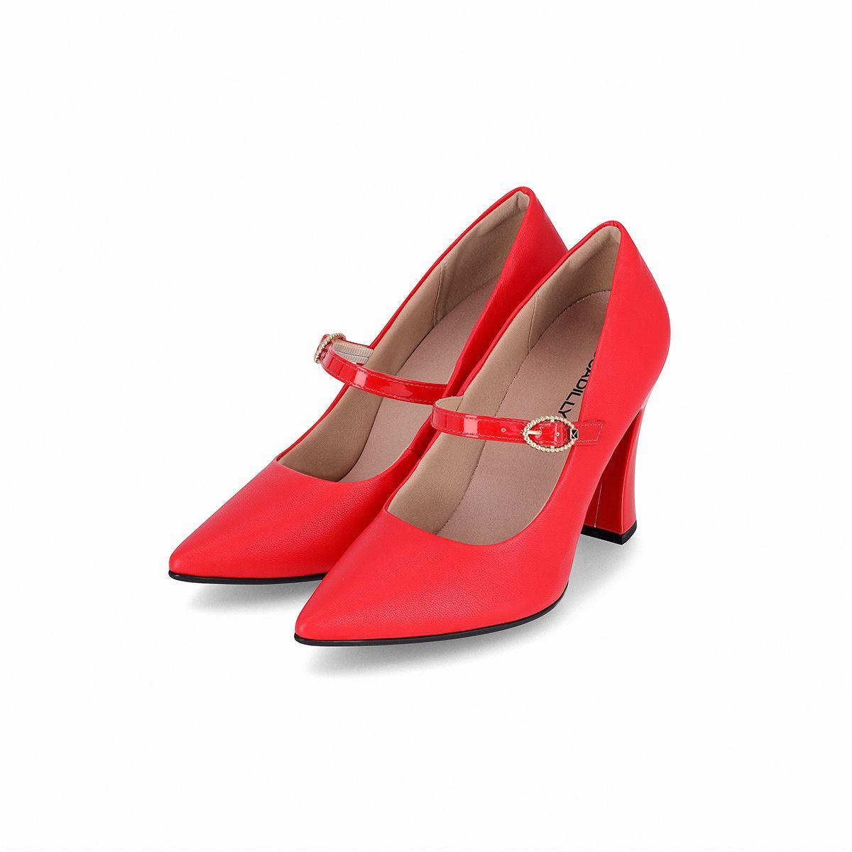 Zapato Mujer Rojo/Strass Silvana 627 Piccadilly-1