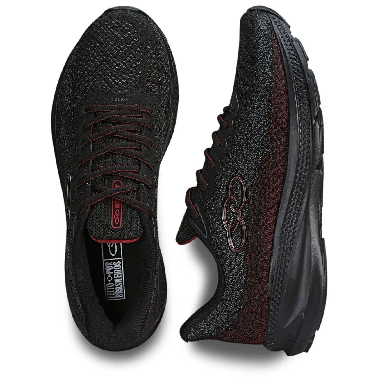 Zapatilla Hombre Urano 2 Negro/Rojo-2