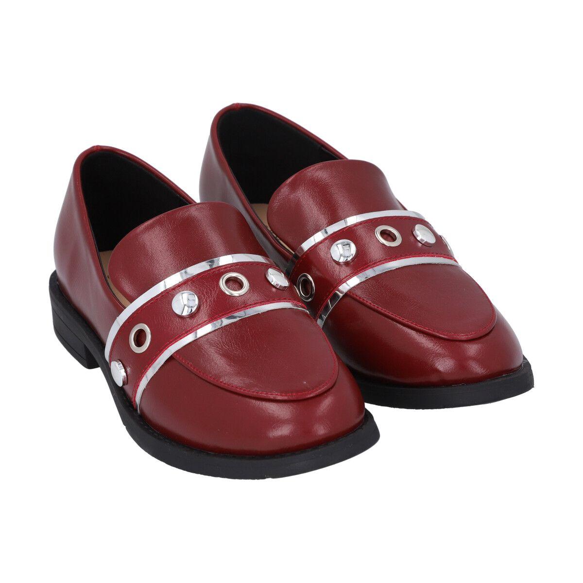 Zapato Mujer Rojo Anton Police-3