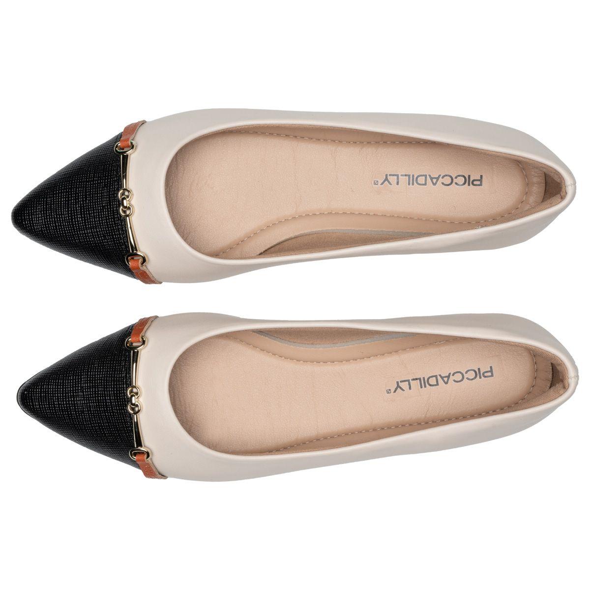 Zapato Mujer Negro/Hueso Ana 629 Piccadilly-2