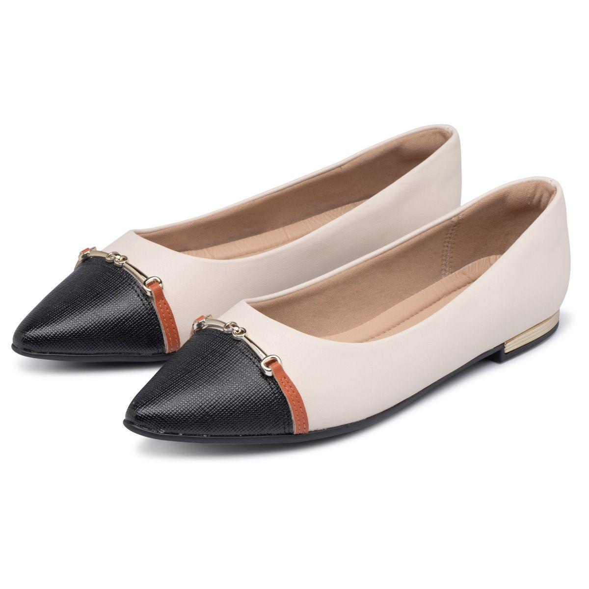 Zapato Mujer Negro/Hueso Ana 629 Piccadilly-1