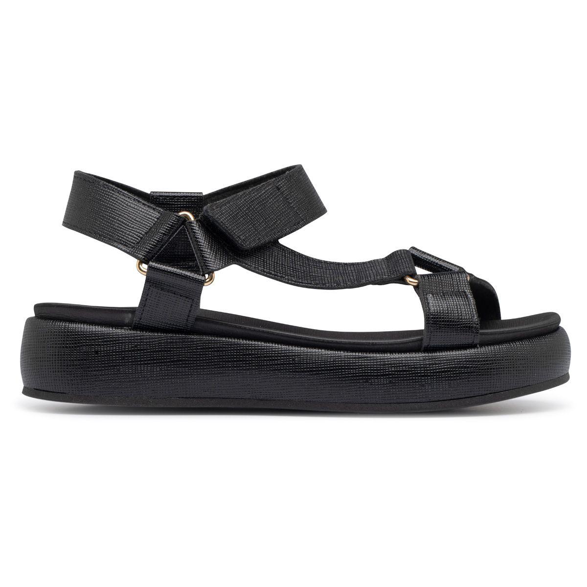 Sandalia Mujer Negro Sol Piccadilly-0