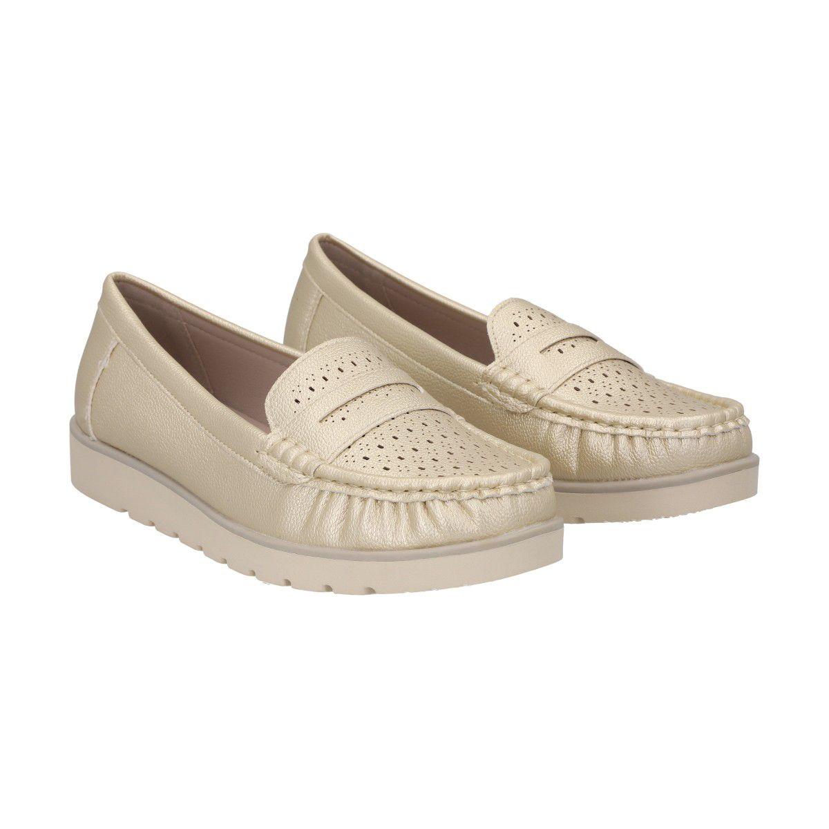 Mocasín Mujer Dorado Sonia Police-0