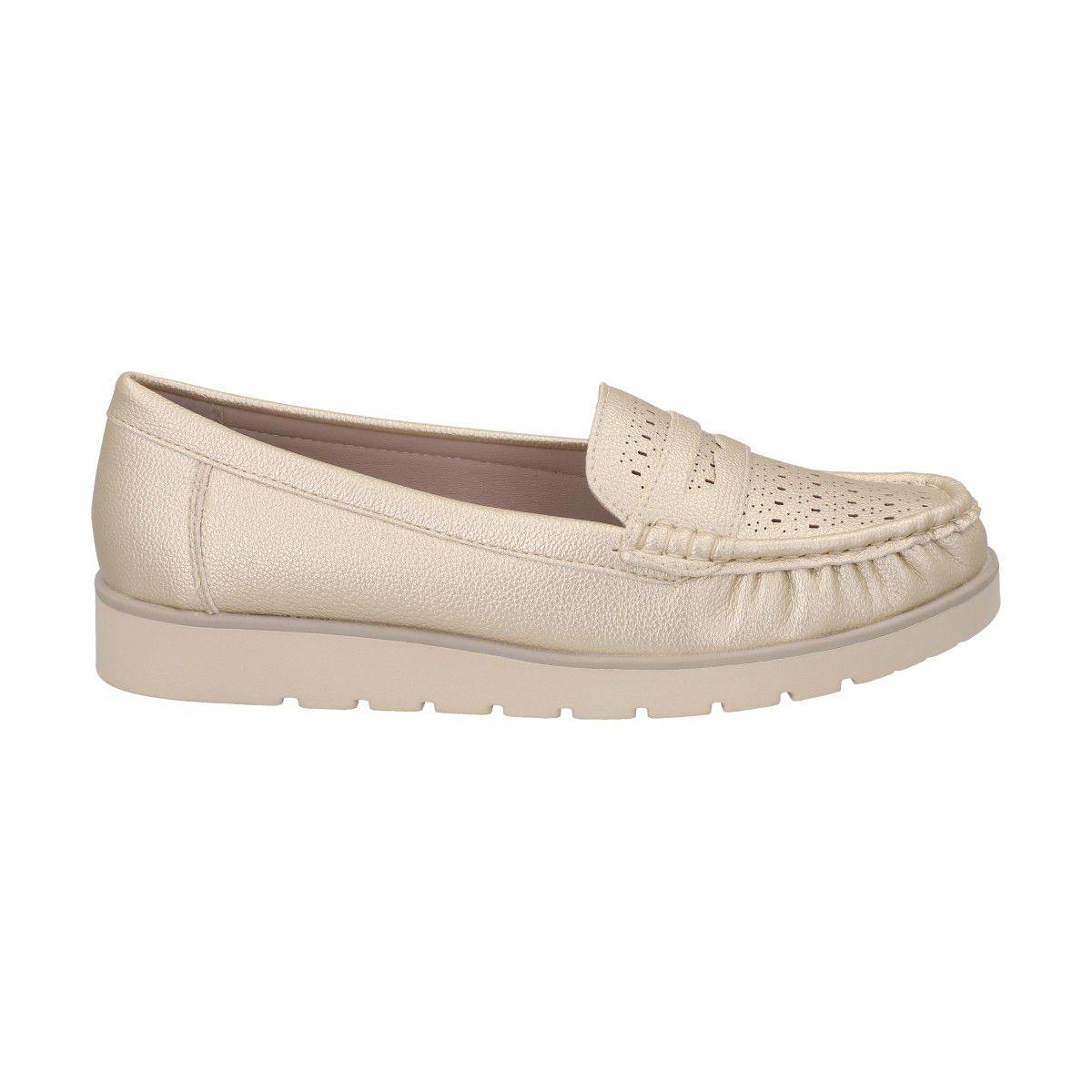 Mocasín Mujer Dorado Sonia Police-4