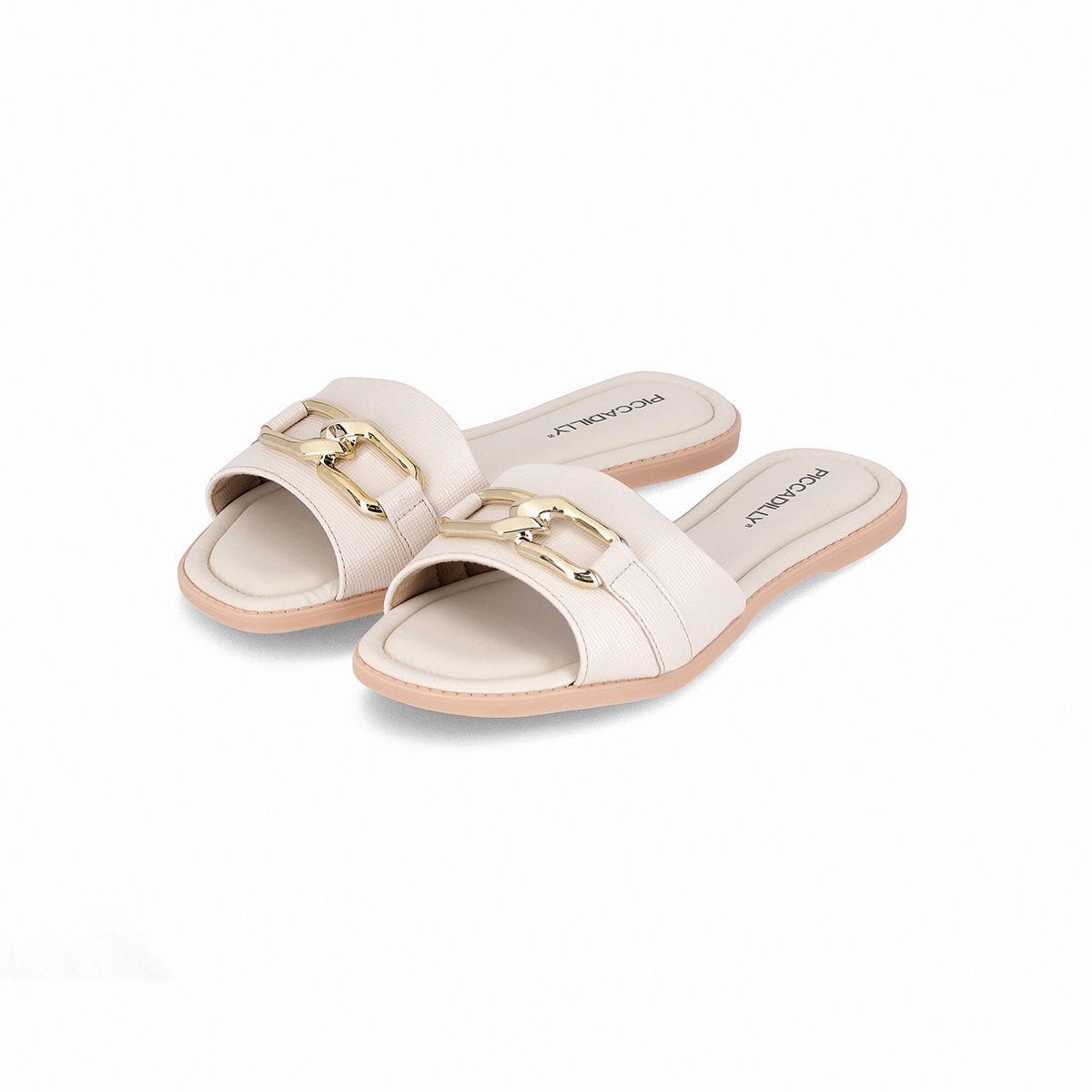 Sandalia Gabi Blanco/Dorado Piccadilly-0