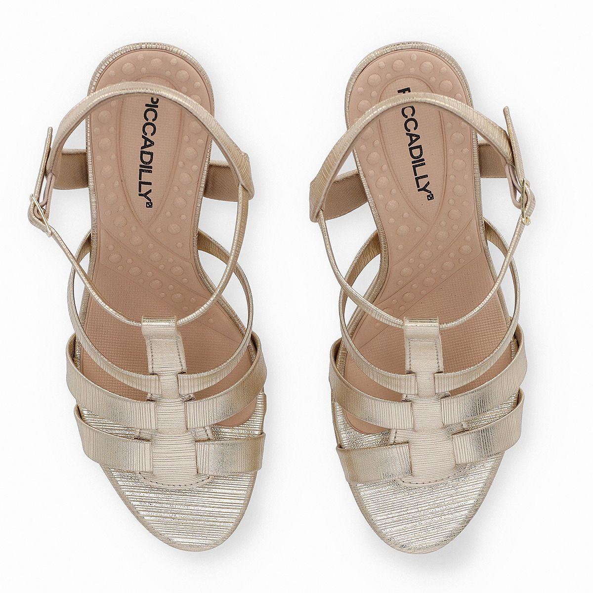 Sandalia Cristine Dorado  Piccadilly-2