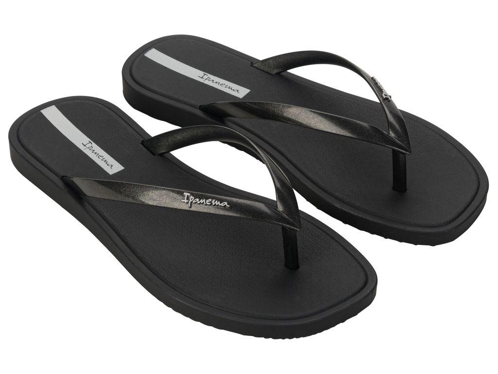 Sandalia Mujer Negro Solar Colors Ipanema-1