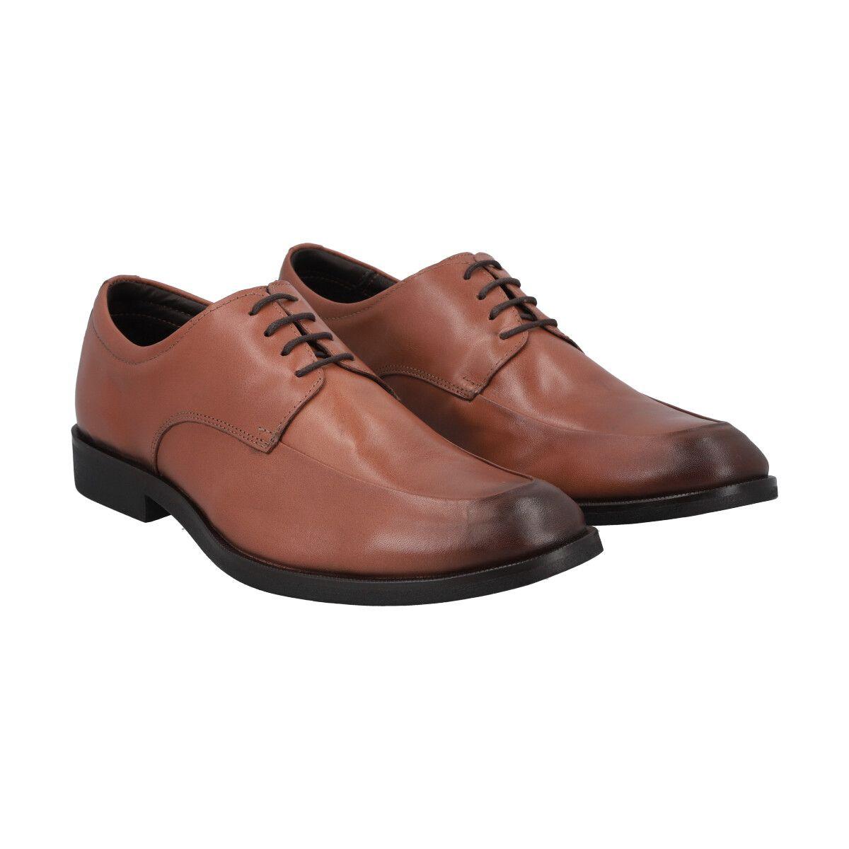Zapato Formal Hombre Cuero Café 513 Perlatto-3
