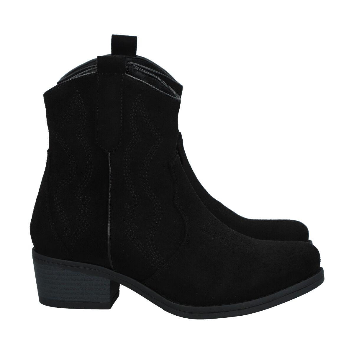 Bota Texana Negro Police-2